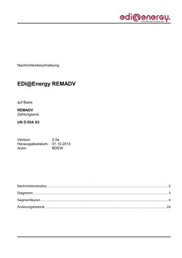 REMADV MIG 2.5a - Edi-energy.de