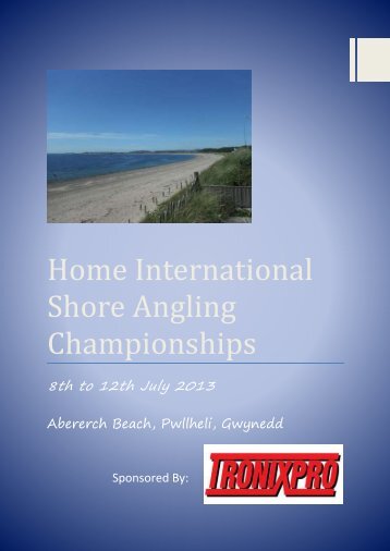 2013 Home International Shore Angling Championships Brochure
