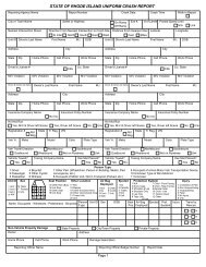 Rhode Island Uniform Crash Report 12/2006