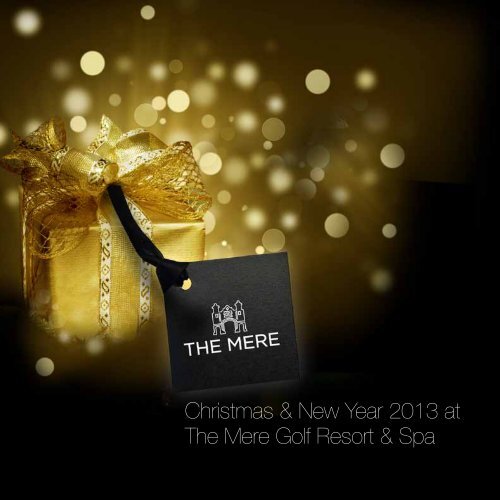 festive brochure - The Mere Golf Resort & Spa