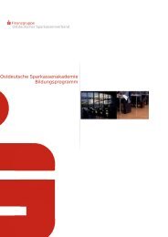 Katalog nach Veranstaltungsart - Ostdeutsche Sparkassenakademie