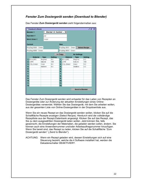 Kurzanleitung und Einführung in die G2-Software - Maguire Products