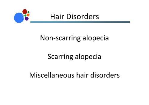 Dermoscopy of Hair Disorders notes