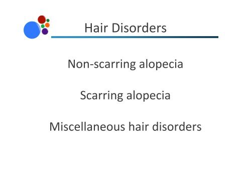 Dermoscopy of Hair Disorders notes