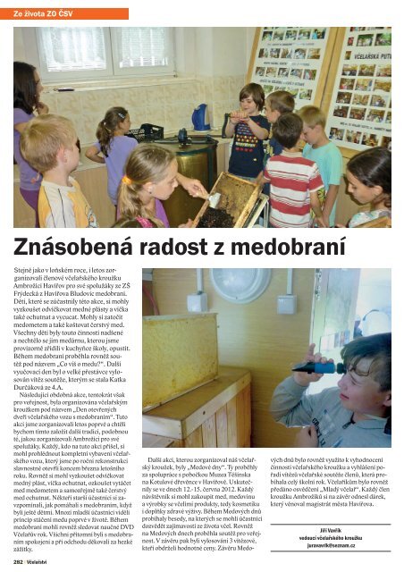 Včelařství 08/2012 - Český svaz včelařů