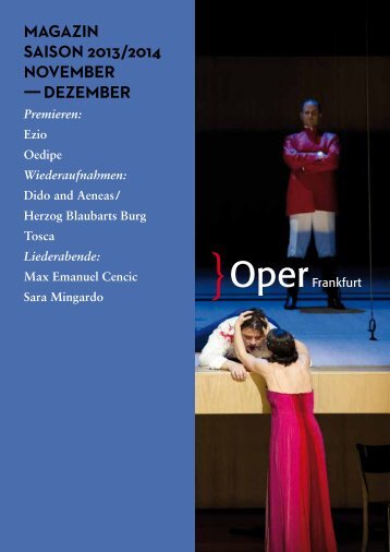 Opernmagazin November / Dezember 2013 - Oper Frankfurt