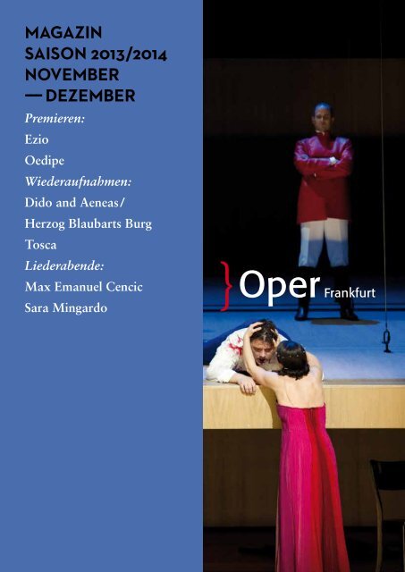 Opernmagazin November / Dezember 2013 - Oper Frankfurt