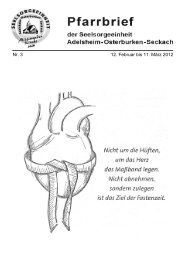 Nr. 3 12. Februar bis 11. März 2012 - Seelsorgeeinheit Adelsheim ...