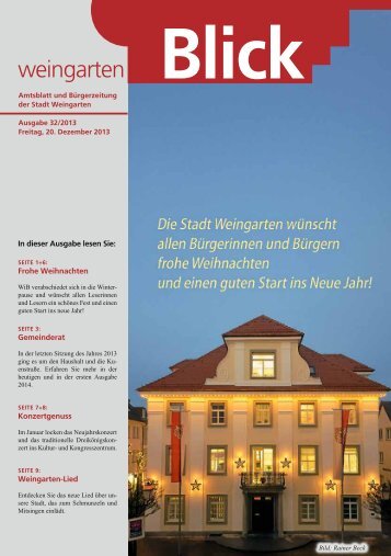 Ausgabe 32/2013 - Weingarten im Blick