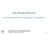 13 Die Bergwaldzone unter besonderer Berücksichtigung des ...