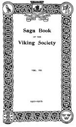 SAGA BOOK Viking Society Web Publications