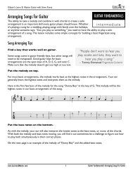 Arranging Songs for Guitar - Gibson