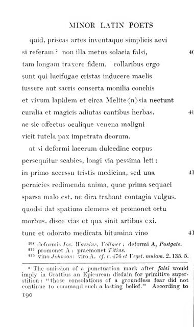 Minor Latin poets; with introductions and English translations