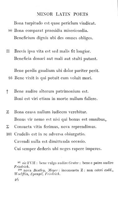 Minor Latin poets; with introductions and English translations