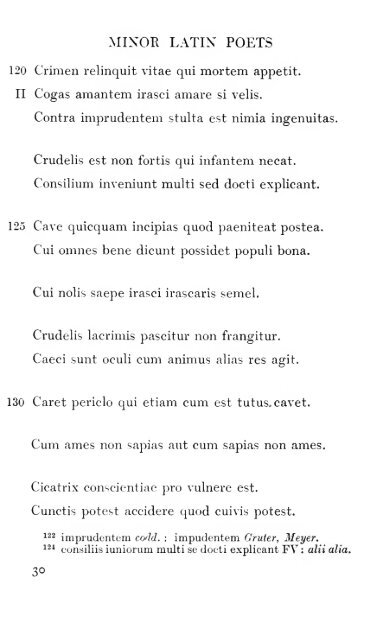 Minor Latin poets; with introductions and English translations