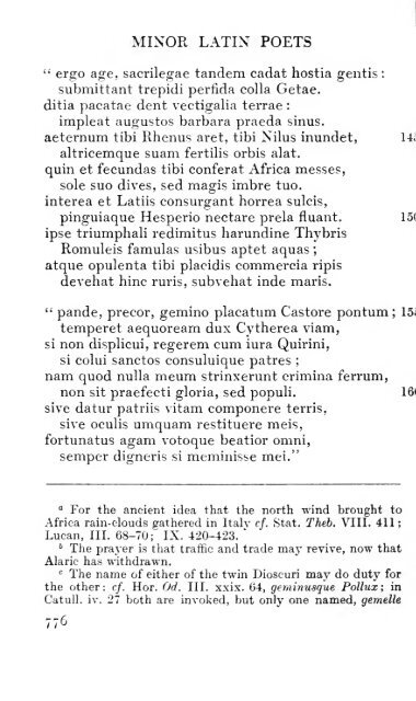 Minor Latin poets; with introductions and English translations