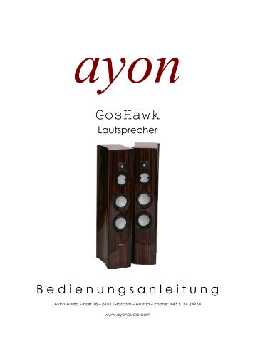 GosHawk - Ayon Audio