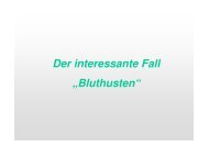 Der interessante Fall Bluthusten 2008