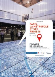 PARIS, LA MÉTROPOLE ET SES PROJETS - Pavillon de l'Arsenal