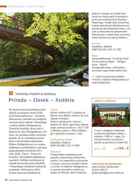 Download Dolné Rakúsko. Pešia turistika. - Dolne Rakusko