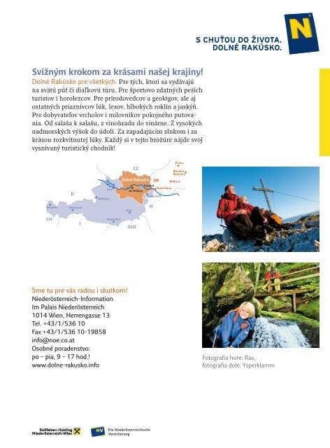 Download Dolné Rakúsko. Pešia turistika. - Dolne Rakusko