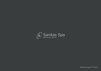 Preisliste Sanitas Spa PDF - Parkhotel Wehrle