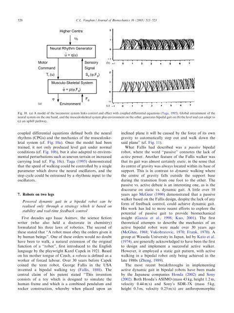 Theories of bipedal walking: an odyssey