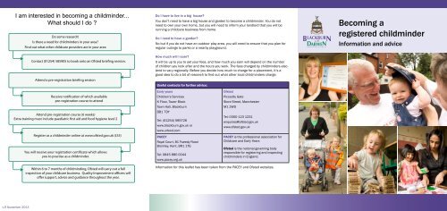 Becoming A Registered Childminder