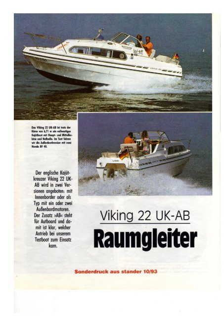 Test Viking 22 - Viking-Cruiser Schröteler GmbH