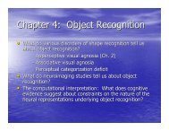 Chapter 4: Object Recognition - Play Psych Mun