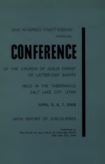 Conference reports of The Church of Jesus Christ of Latter-day Saints