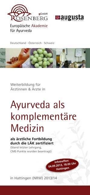 Hattingen - Europäische Akademie für Ayurveda