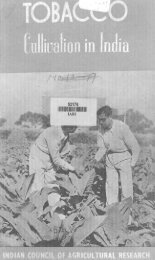 tobacco cultivation in india - KrishiKosh