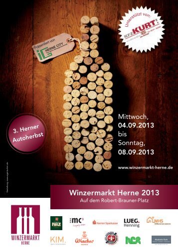 Broschüren - Winzermarkt Herne