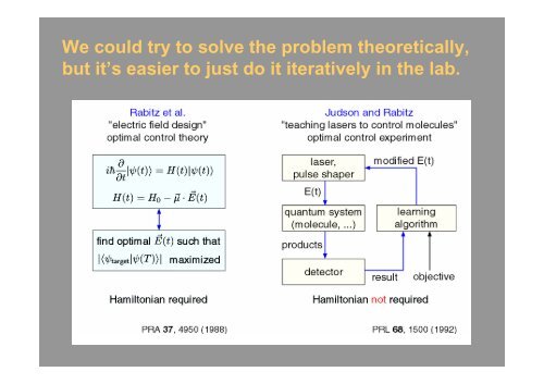 Coherent Control