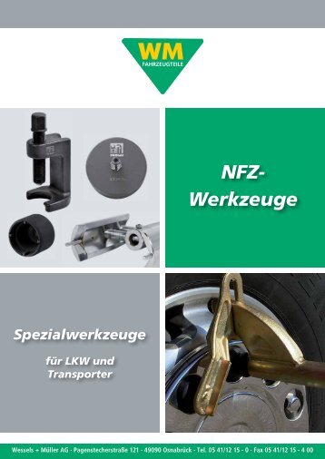 NFZ- Werkzeuge - Wessels + Müller AG