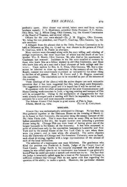 1903-04 Volume 28 No 1–5 - Phi Delta Theta Scroll Archive