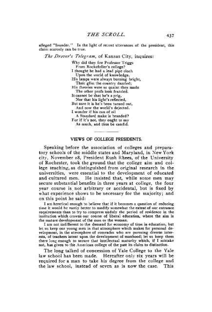 1903-04 Volume 28 No 1–5 - Phi Delta Theta Scroll Archive