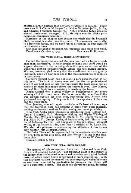 1903-04 Volume 28 No 1–5 - Phi Delta Theta Scroll Archive