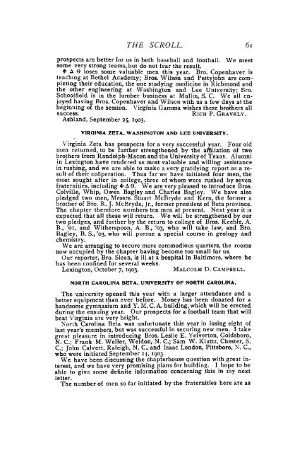 1903-04 Volume 28 No 1–5 - Phi Delta Theta Scroll Archive