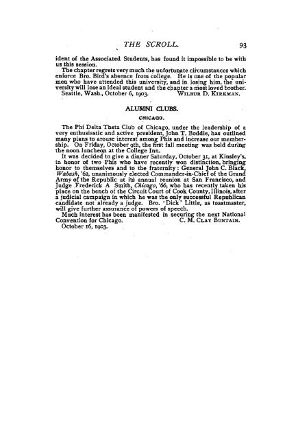 1903-04 Volume 28 No 1–5 - Phi Delta Theta Scroll Archive