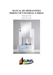 MANUAL DE OPERACIONES HORNO VIP UNIVERSAL X-PRESS