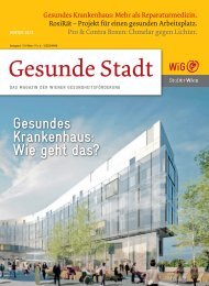 Gesunde Stadt - Wiener Gesundheitsförderung