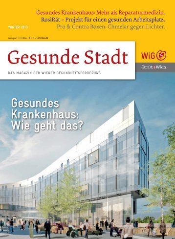 Gesunde Stadt - Wiener Gesundheitsförderung