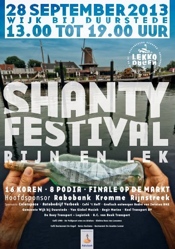 Programmaboekje - Shantyfestival Wijk