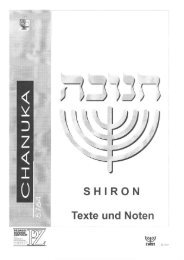 SHIRON - zwst hadracha