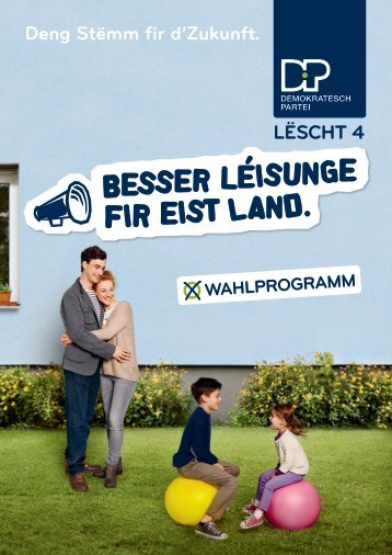 Besser Léisunge fir eisT land. - DP