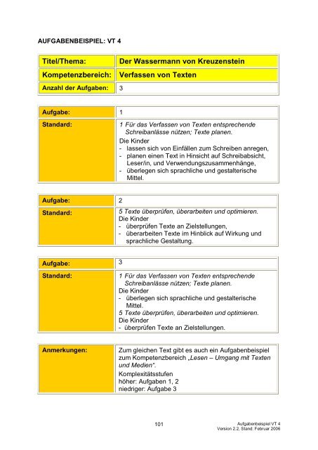 Bildungsstandards „Deutsch“ - Gemeinsam lernen