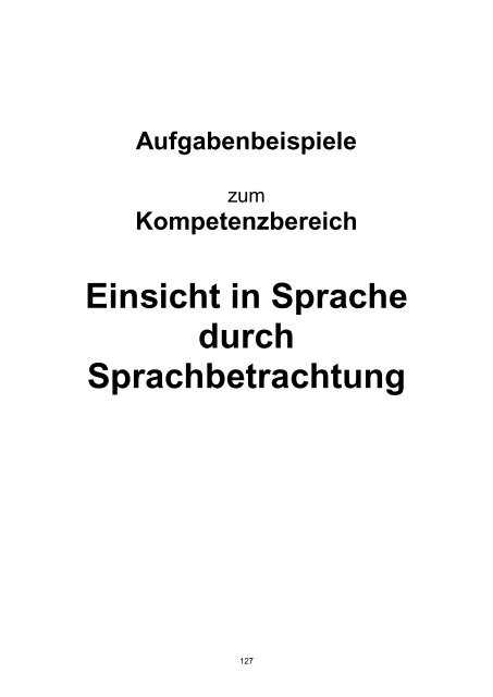 Bildungsstandards „Deutsch“ - Gemeinsam lernen