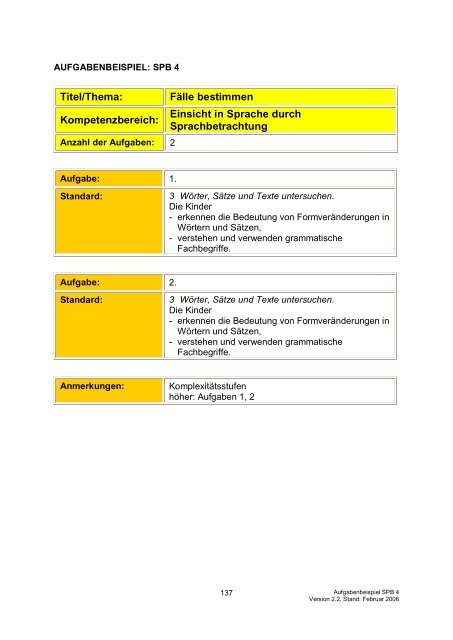 Bildungsstandards „Deutsch“ - Gemeinsam lernen